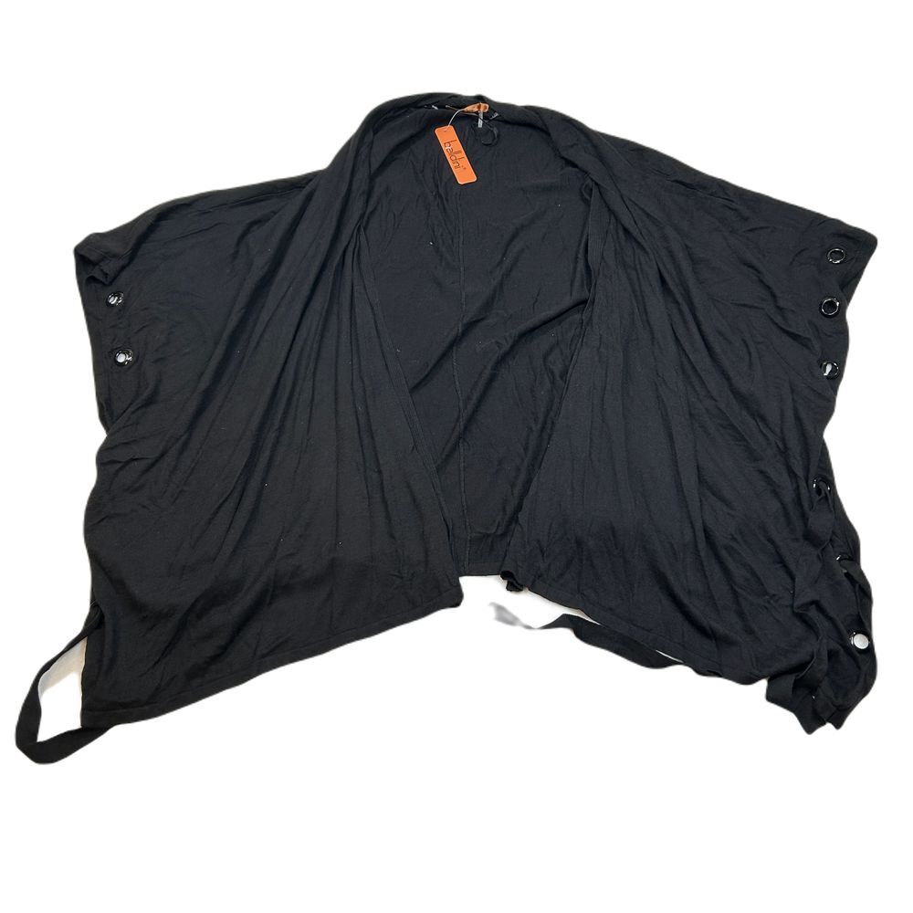 Belldini Cardigan Sweater Womens 0X Plus Size Black‎ Grommets 181002X